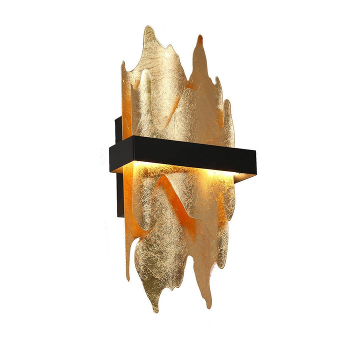 LNC - HA04963W - LED Wall Lamp - Flat Black/Vintage Goldleaf