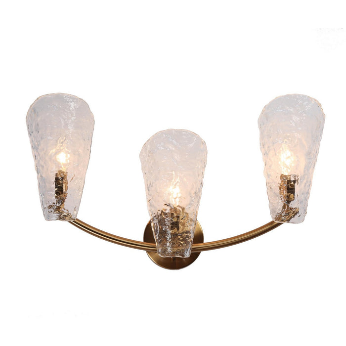 LNC - HA04969W3 - Three Light Wall Lamp - Brass