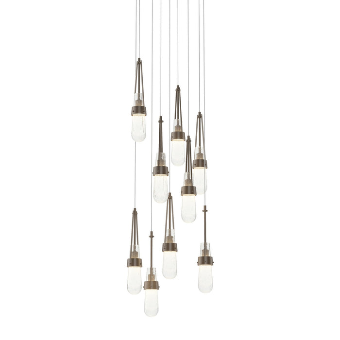 Hubbardton Forge - 131100-SKT-LONG-05-YG0434 - LED Pendant - Link - Bronze