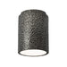 Justice Designs - CER-6100-HMPW-LED1-1000 - LED Flush-Mount - Radiance - Hammered Pewter