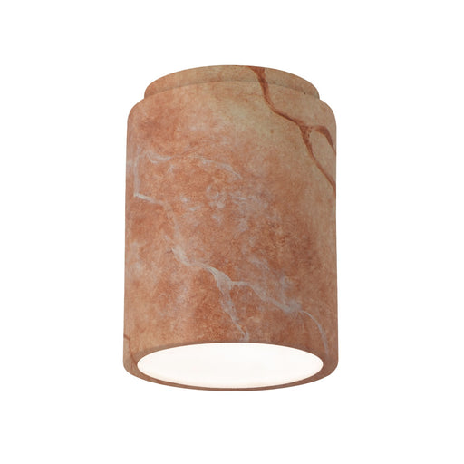 Justice Designs - CER-6100-STOA-LED1-1000 - LED Flush-Mount - Radiance - Agate Marble