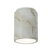 Justice Designs - CER-6100-STOC - Flush-Mount - Radiance - Carrara Marble