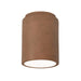 Justice Designs - CER-6100-TERA - Flush-Mount - Radiance - Terra Cotta