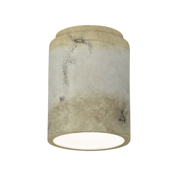 Justice Designs - CER-6100-TRAG-LED1-1000 - LED Flush-Mount - Radiance - Greco Travertine