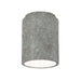 Justice Designs - CER-6100-TRAM-LED1-1000 - LED Flush-Mount - Radiance - Mocha Travertine