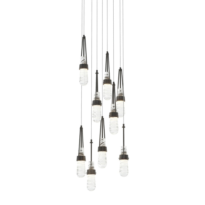 Hubbardton Forge - 131100-SKT-LONG-10-YJ0434 - LED Pendant - Link - Black