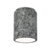 Justice Designs - CER-6100W-GRAN-LED1-1000 - LED Flush-Mount - Radiance - Granite