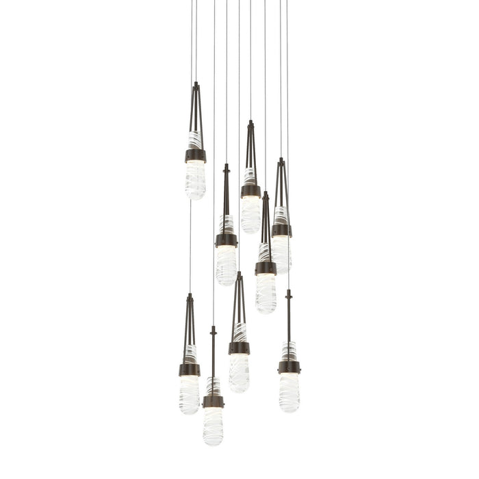 Hubbardton Forge - 131100-SKT-LONG-14-YJ0434 - LED Pendant - Link - Oil Rubbed Bronze