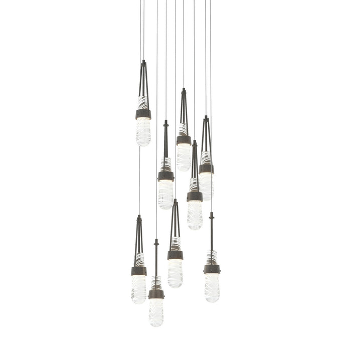 Hubbardton Forge - 131100-SKT-LONG-20-YJ0434 - LED Pendant - Link - Natural Iron