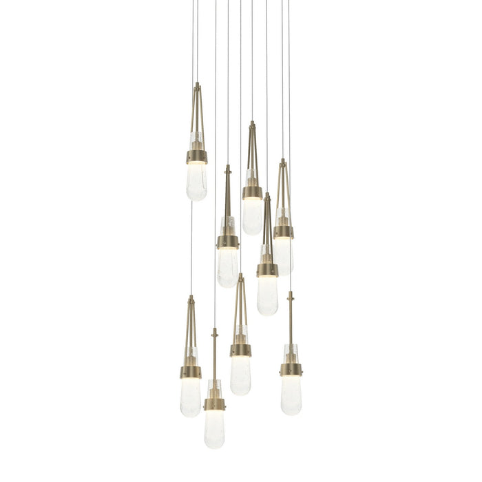 Hubbardton Forge - 131100-SKT-LONG-84-YG0434 - LED Pendant - Link - Soft Gold