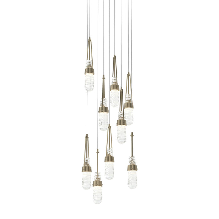 Hubbardton Forge - 131100-SKT-LONG-84-YJ0434 - LED Pendant - Link - Soft Gold