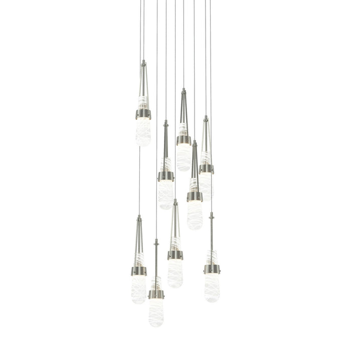 Hubbardton Forge - 131100-SKT-LONG-85-YJ0434 - LED Pendant - Link - Sterling