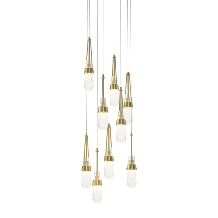 Hubbardton Forge - 131100-SKT-LONG-86-YG0434 - LED Pendant - Link - Modern Brass