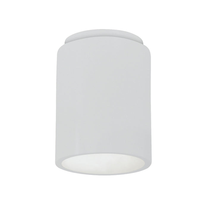 Justice Designs - CER-6100-WHT-LED1-1000 - LED Flush-Mount - Radiance - Gloss White