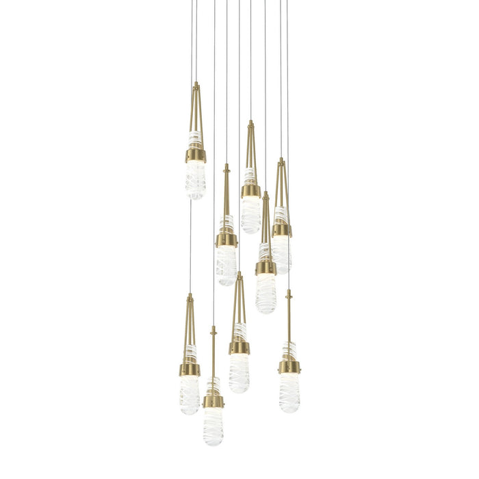 Hubbardton Forge - 131100-SKT-LONG-86-YJ0434 - LED Pendant - Link - Modern Brass