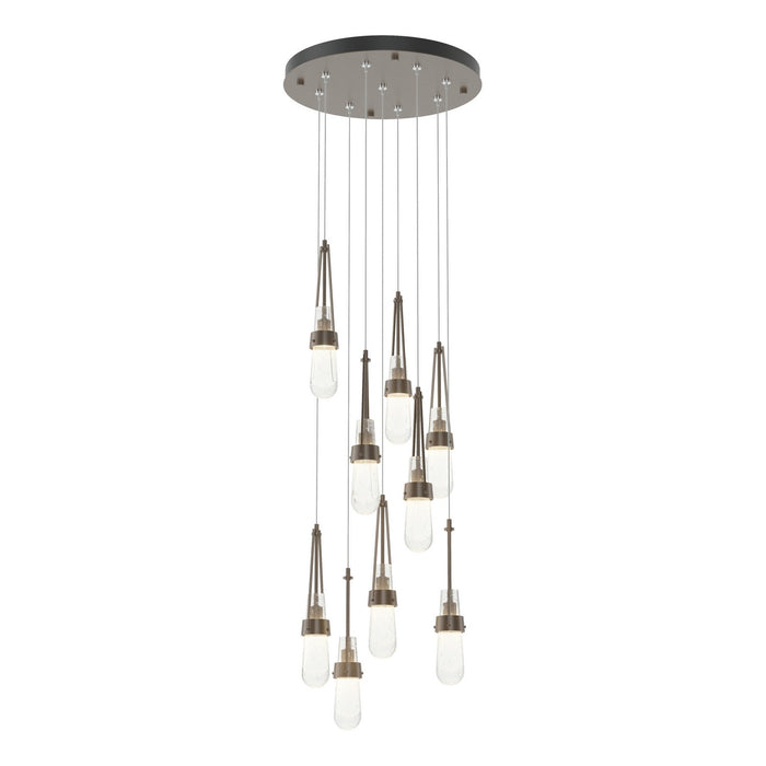 Hubbardton Forge - 131100-SKT-STND-05-YG0434 - LED Pendant - Link - Bronze