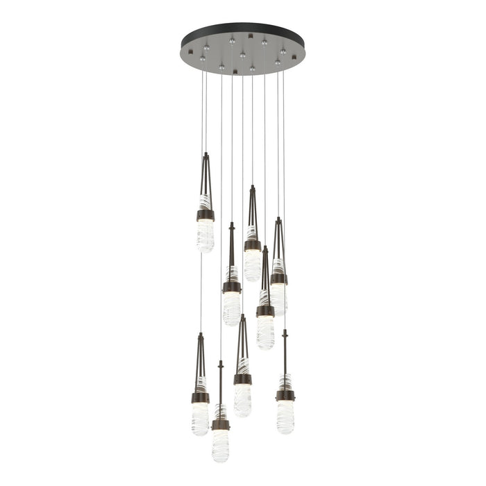 Hubbardton Forge - 131100-SKT-STND-14-YJ0434 - LED Pendant - Link - Oil Rubbed Bronze