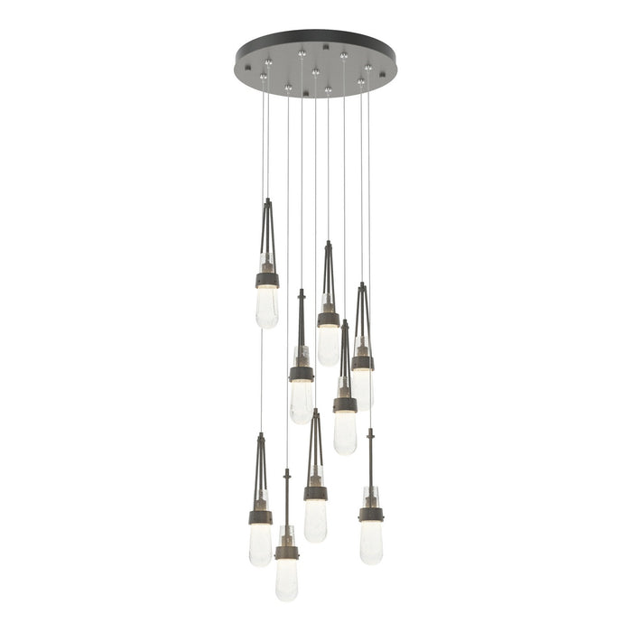 Hubbardton Forge - 131100-SKT-STND-20-YG0434 - LED Pendant - Link - Natural Iron