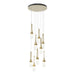 Hubbardton Forge - 131100-SKT-STND-86-YG0434 - LED Pendant - Link - Modern Brass