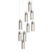 Hubbardton Forge - 131104-SKT-LONG-05-ZM0065 - LED Pendant - Exos Glass - Bronze