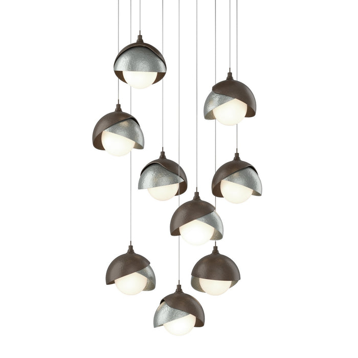 Hubbardton Forge - 131105-SKT-LONG-05-82-GG0711 - LED Pendant - Brooklyn - Bronze