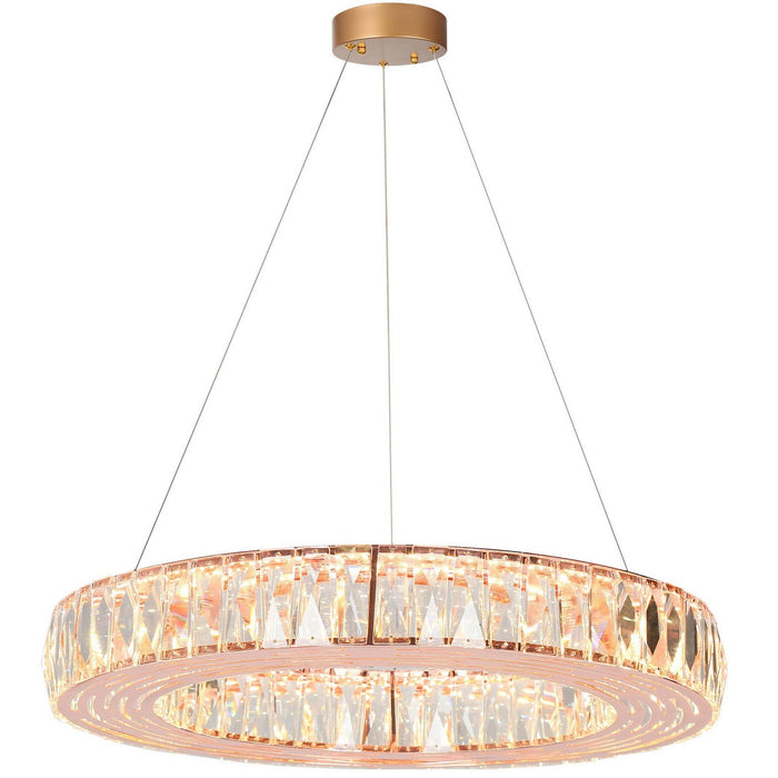 LNC - HA04997 - LED Chandelier - Plating Rose Gold