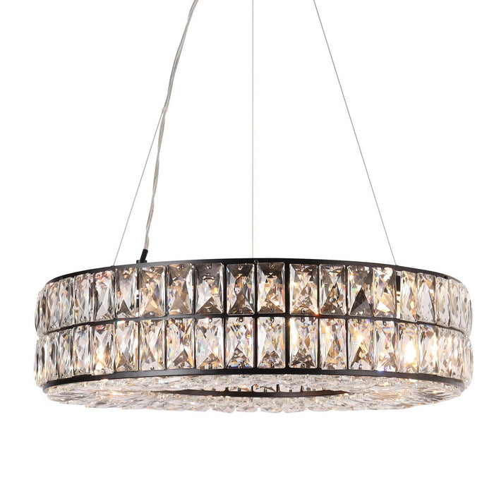 LNC - HA05001 - Eight Light Chandelier - Flat Black