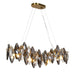 LNC - HA05004b - Six Light Chandelier - Brass