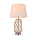 LNC - HA05014 - One Light Table Lamp - Chrome / White