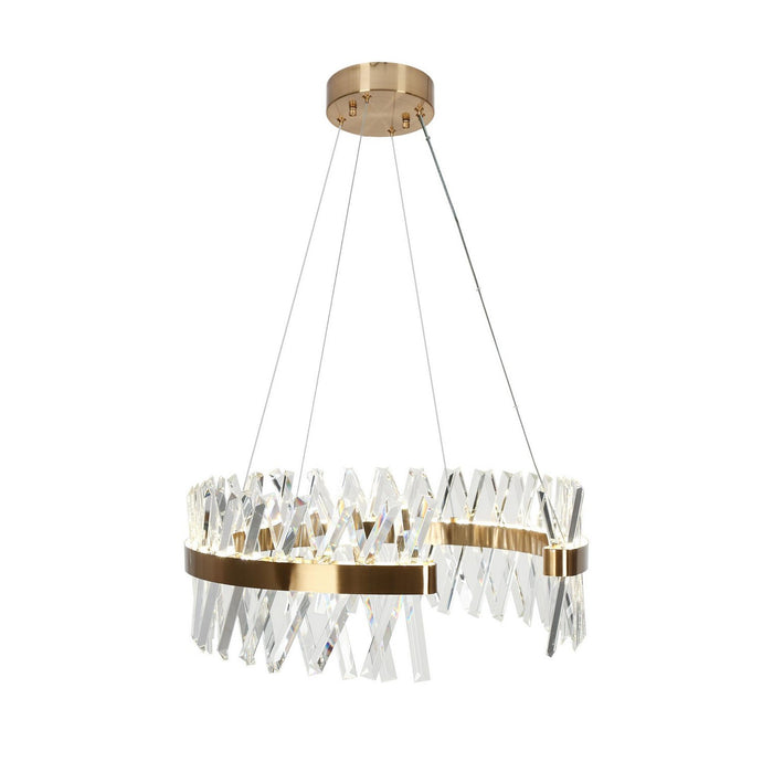 LNC - HA05037 - LED Chandelier - Brass