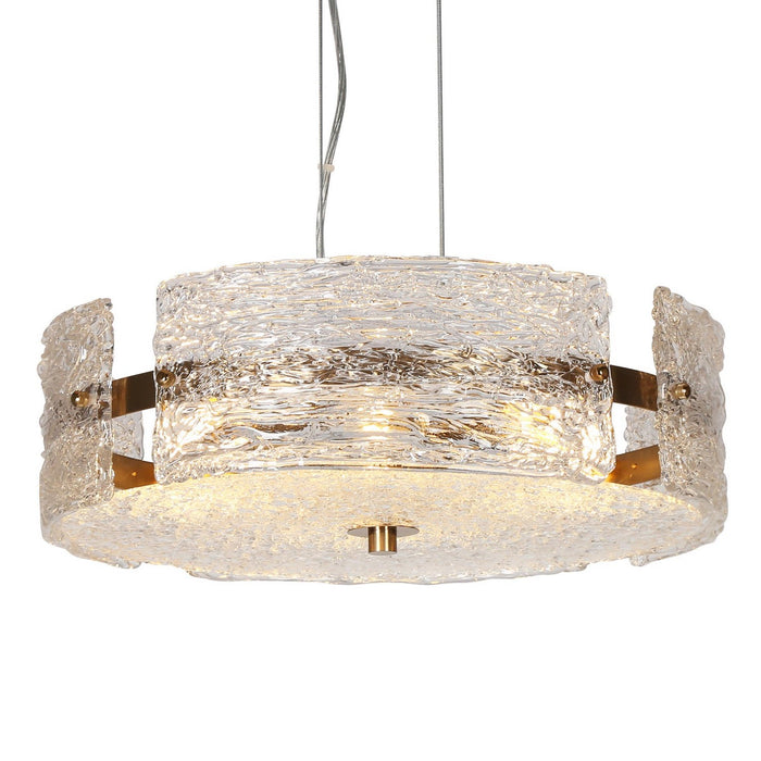 LNC - HA05042C6 - Four Light Chandelier - Brass