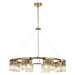 LNC - HA05069C8 - Eight Light Chandelier - Brass