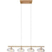 LNC - HA05078 - Four Light Island Pendant - Brass