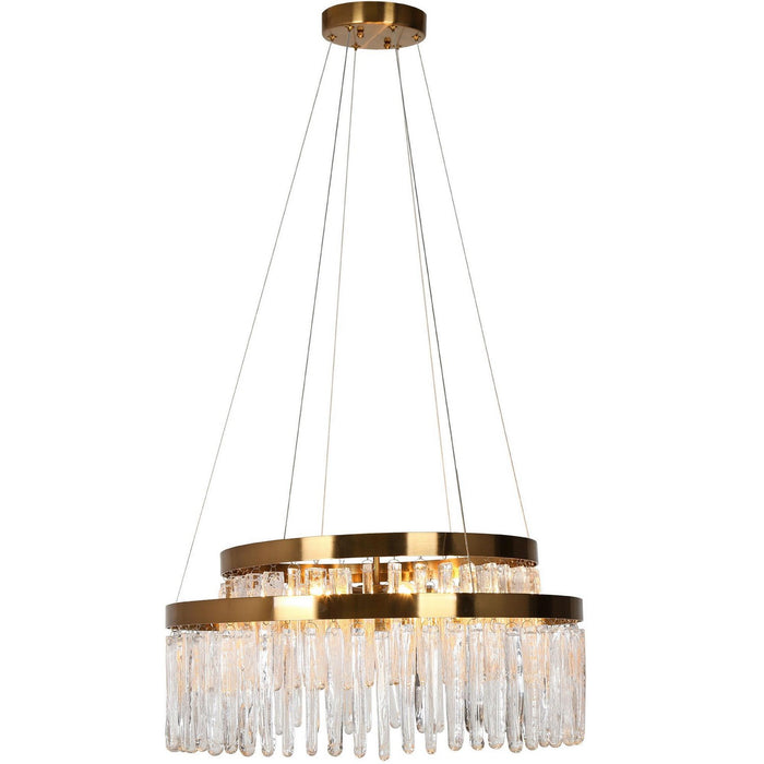 LNC - HA05079 - Six Light Chandelier - Brass