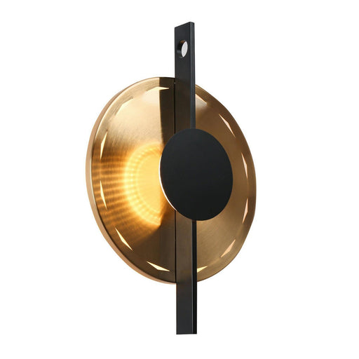 LNC - HA05082 - LED Wall Lamp - Flat Black / Brass