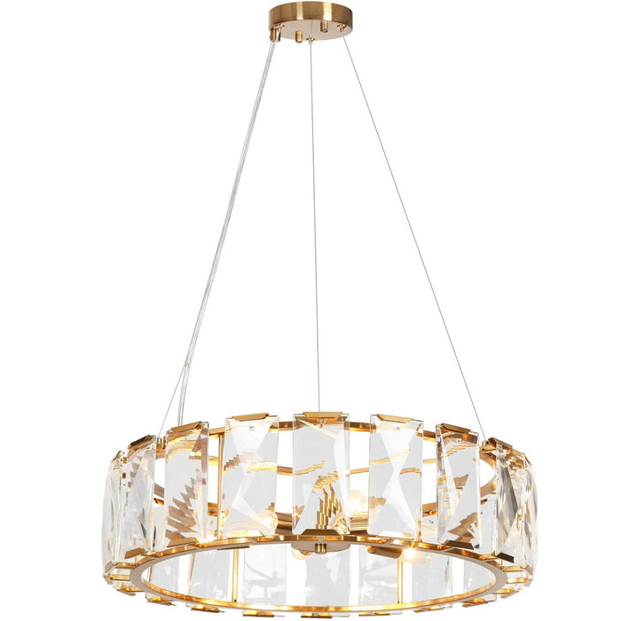 LNC - HA05092G - Six Light Chandelier - Brass