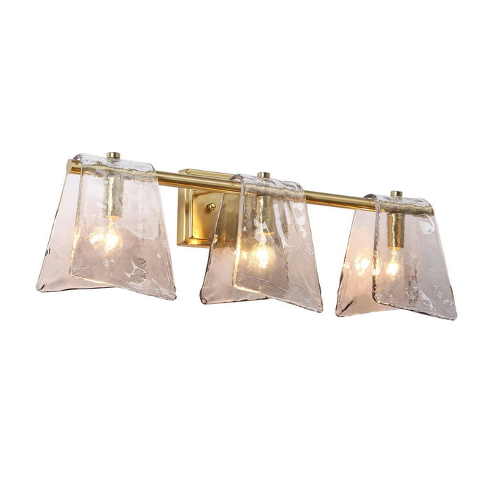 LNC - HA05094W3 - Three Light Wall Lamp - Brass