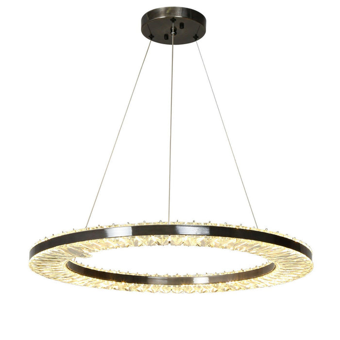 LNC - HA05116K - LED Chandelier - Brushed Black Nickel