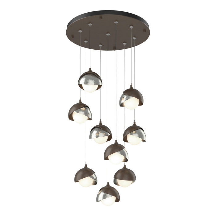 Hubbardton Forge - 131105-SKT-STND-05-85-GG0711 - LED Pendant - Brooklyn - Bronze