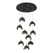 Hubbardton Forge - 131105-SKT-STND-10-05-GG0711 - LED Pendant - Brooklyn - Black