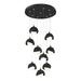 Hubbardton Forge - 131105-SKT-STND-10-10-GG0711 - LED Pendant - Brooklyn - Black