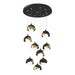 Hubbardton Forge - 131105-SKT-STND-10-86-GG0711 - LED Pendant - Brooklyn - Black