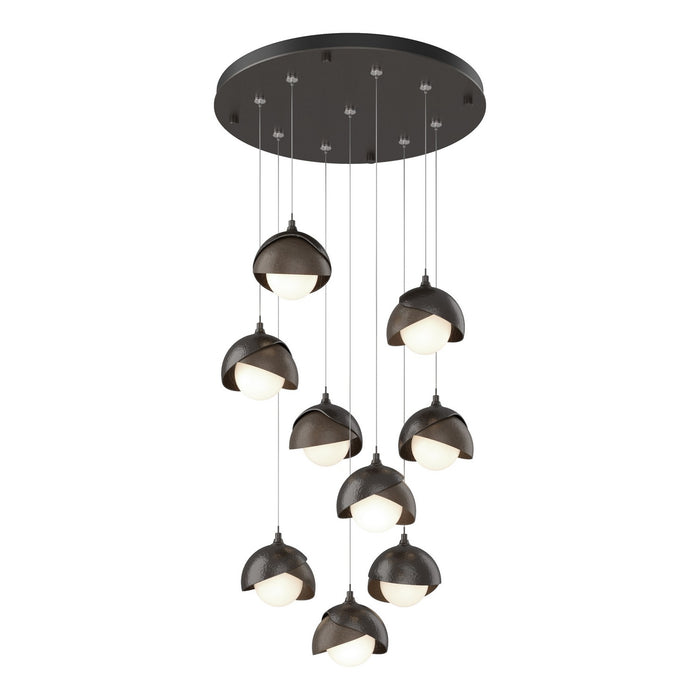 Hubbardton Forge - 131105-SKT-STND-14-05-GG0711 - LED Pendant - Brooklyn - Oil Rubbed Bronze