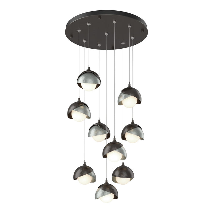 Hubbardton Forge - 131105-SKT-STND-14-82-GG0711 - LED Pendant - Brooklyn - Oil Rubbed Bronze