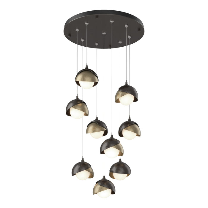 Hubbardton Forge - 131105-SKT-STND-14-84-GG0711 - LED Pendant - Brooklyn - Oil Rubbed Bronze