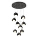 Hubbardton Forge - 131105-SKT-STND-20-10-GG0711 - LED Pendant - Brooklyn - Natural Iron