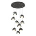 Hubbardton Forge - 131105-SKT-STND-20-82-GG0711 - LED Pendant - Brooklyn - Natural Iron