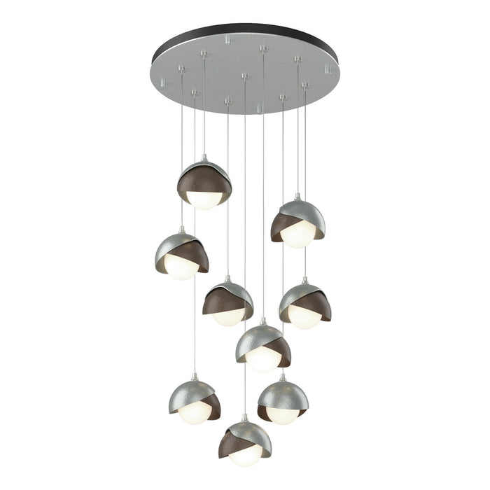Hubbardton Forge - 131105-SKT-STND-82-05-GG0711 - LED Pendant - Brooklyn - Vintage Platinum