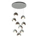 Hubbardton Forge - 131105-SKT-STND-82-05-GG0711 - LED Pendant - Brooklyn - Vintage Platinum