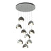 Hubbardton Forge - 131105-SKT-STND-82-07-GG0711 - LED Pendant - Brooklyn - Vintage Platinum